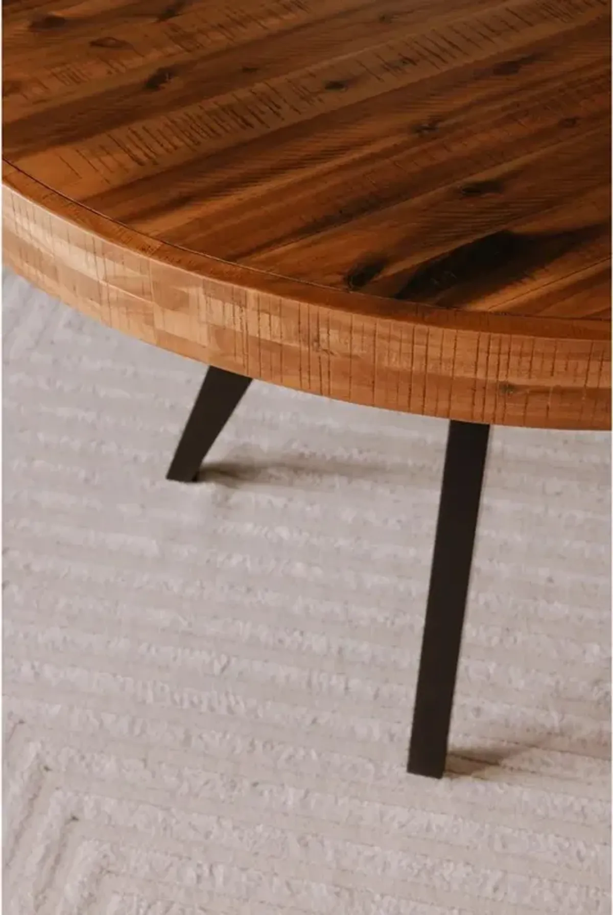 Moe’s Parq Round Dining Table Amber