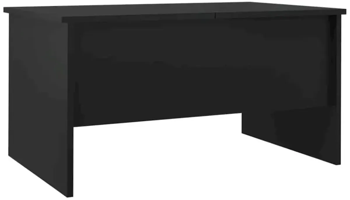 Coffee Table Black 31.5"x19.7"x16.7" Engineered Wood