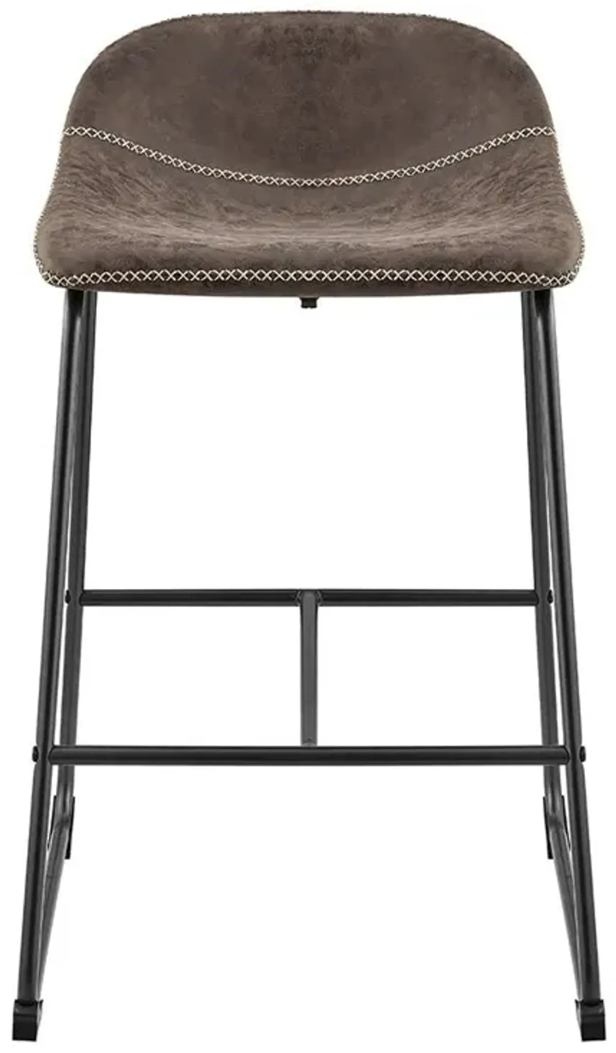 Leighton PU Counter Stool, (Set of 2)