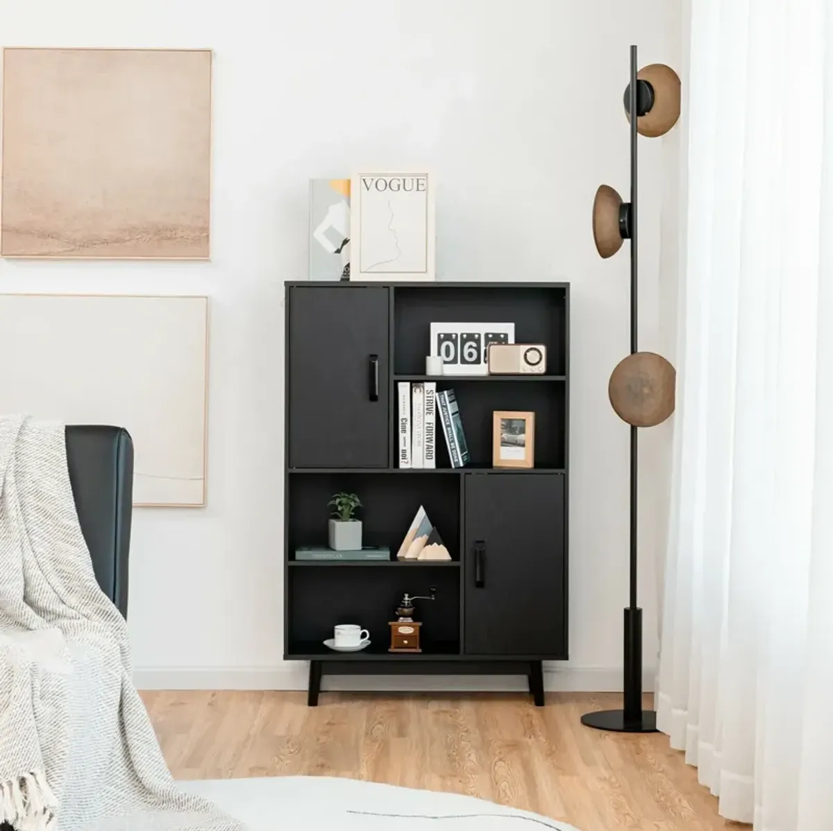 Sideboard Storage Cabinet with Door Shelf