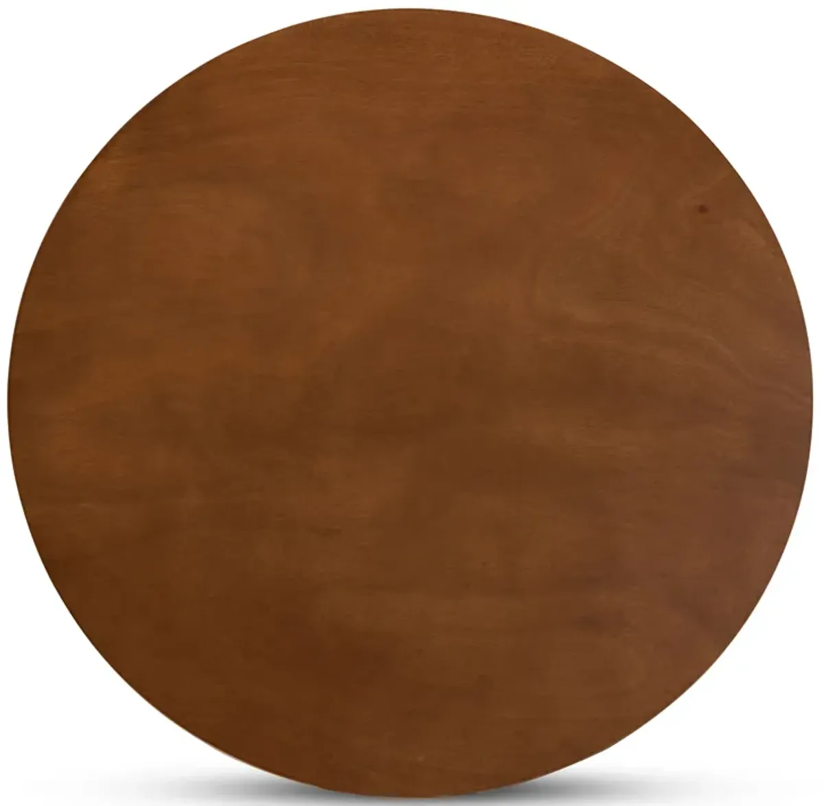 Baxton Studio Kenji Modern Walnut Brown Finished 34 Inch Wide Round Wood Dining Table