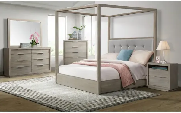 Arcadia Queen Canopy Bedroom Set