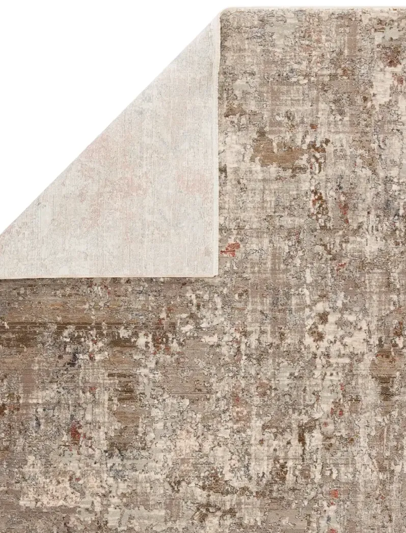 Valentia Marzena Tan/Taupe 3' x 8' Runner Rug