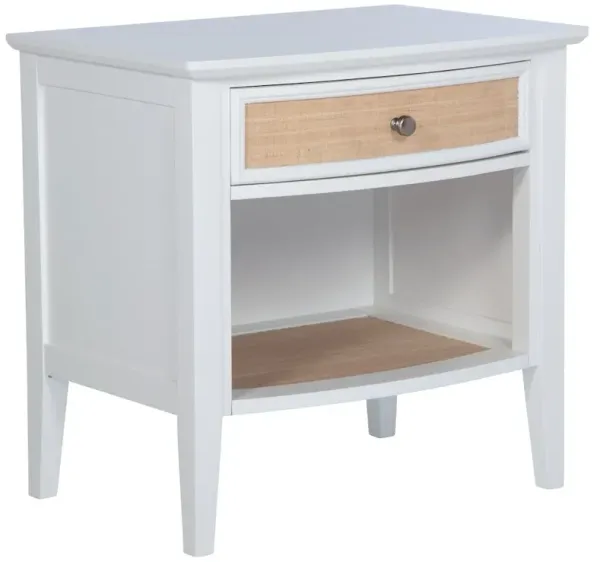 Bexhill 1-drawer Nightstand Bedside Table White