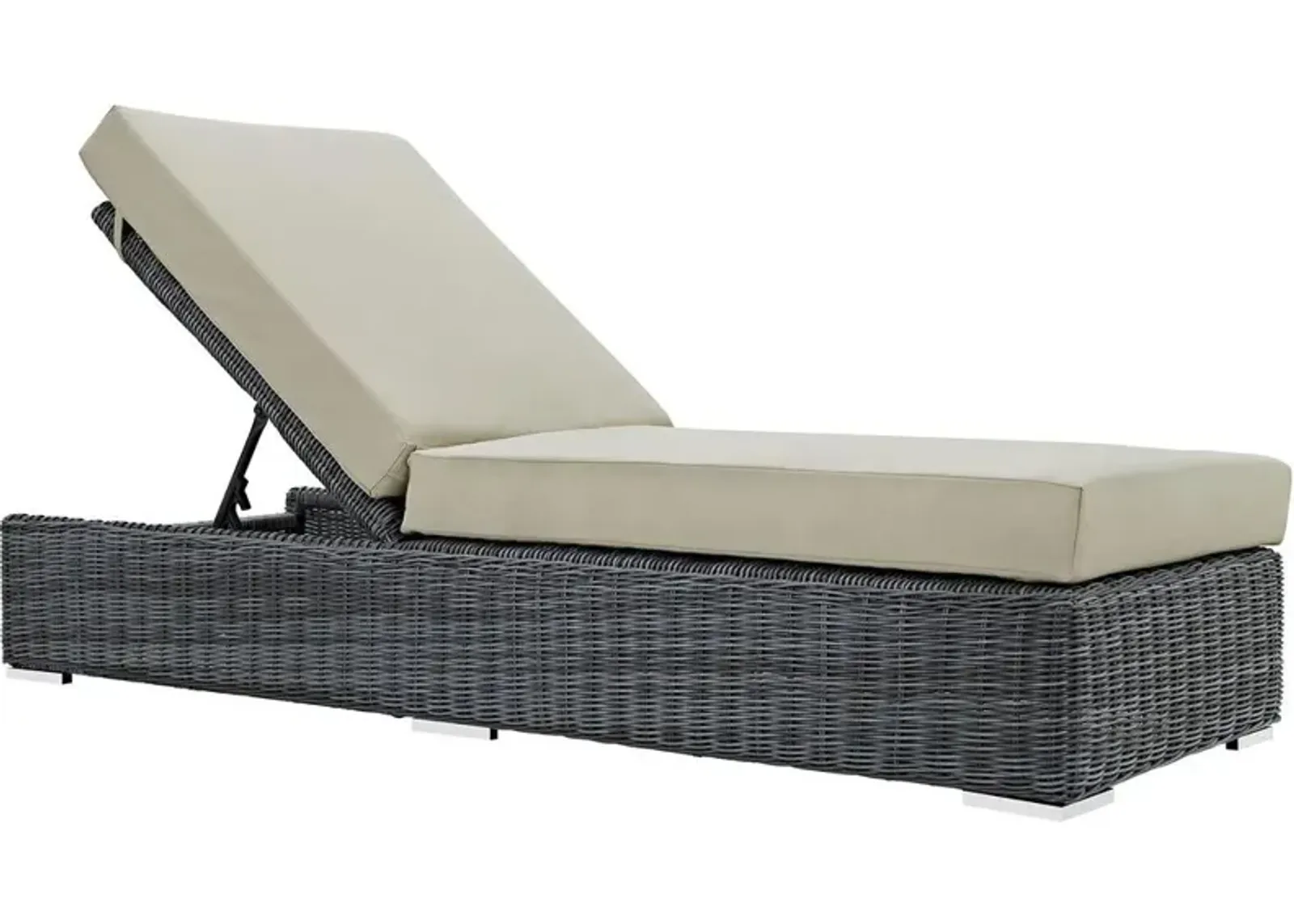 Modway Summon Outdoor Patio Sunbrella Chaise Lounge