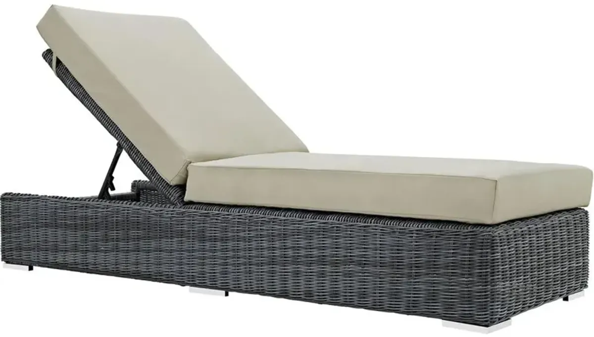 Modway Summon Outdoor Patio Sunbrella Chaise Lounge