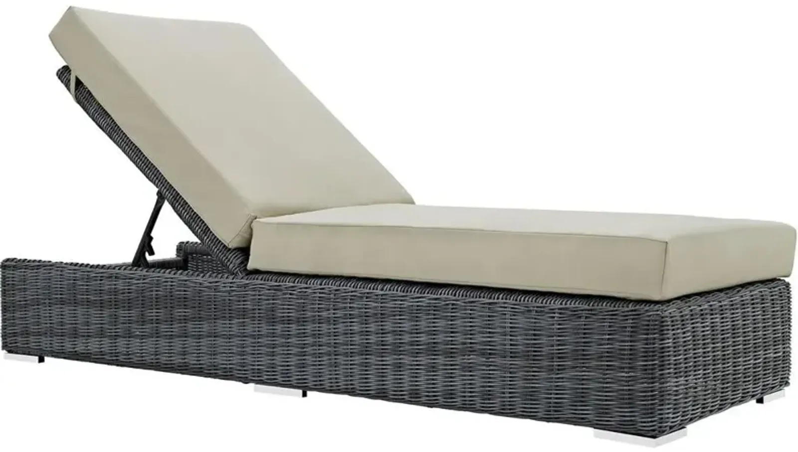 Modway Summon Outdoor Patio Sunbrella Chaise Lounge