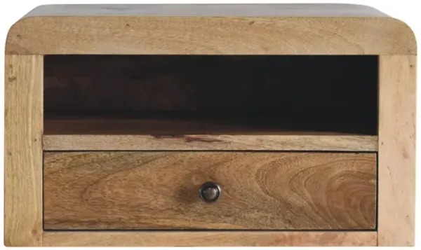 Chunky Oak-ish Floating Bedside