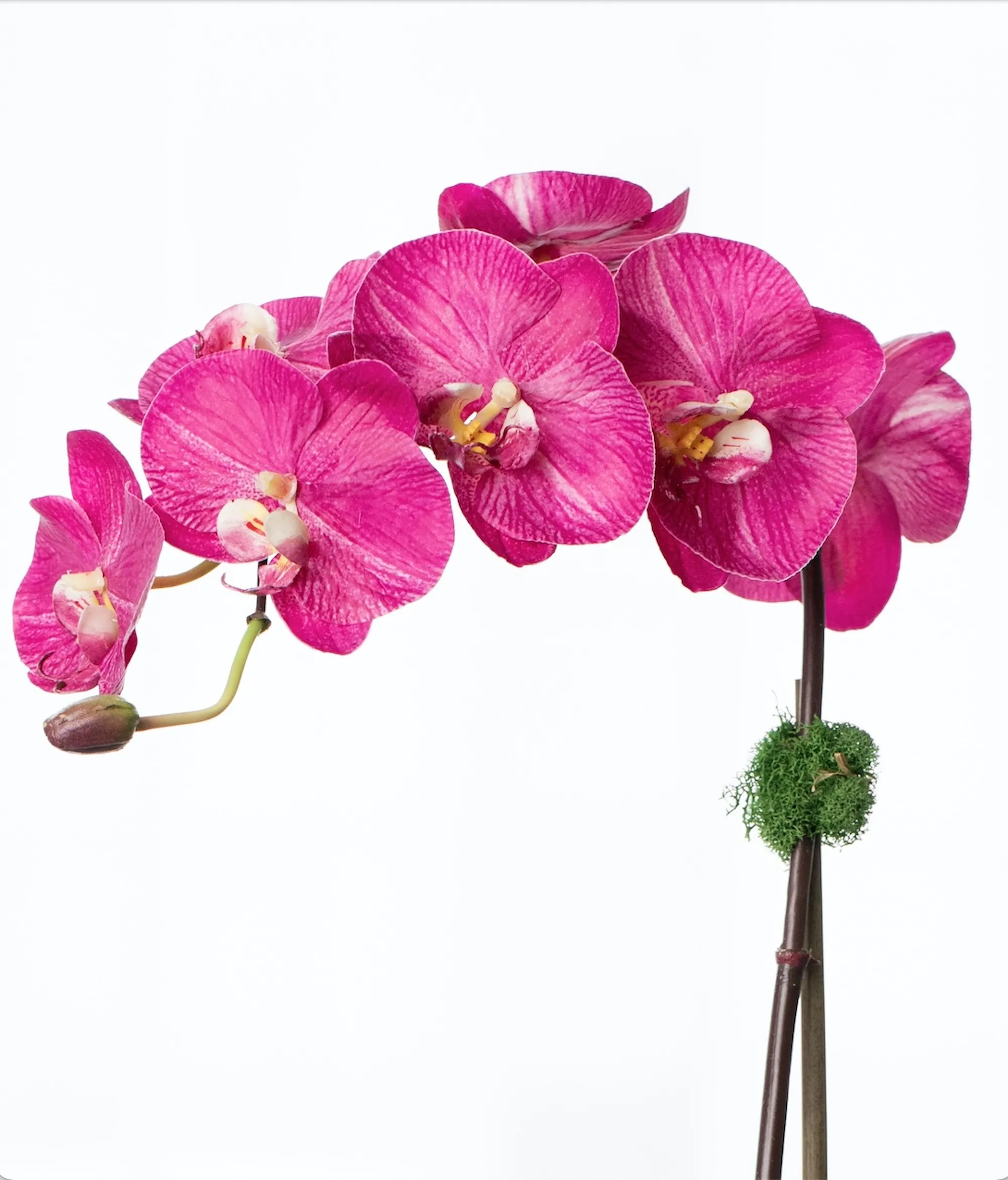 Faux Floral Arrangement -Orchid Centerpiece - 28"