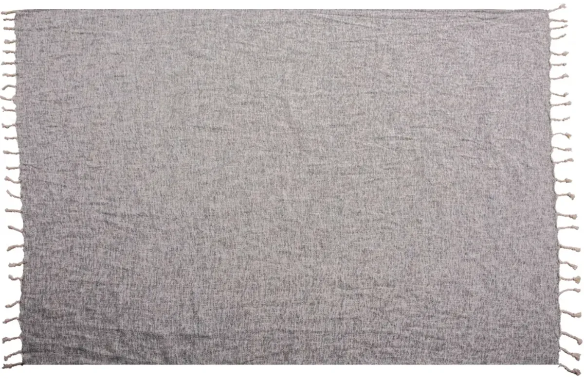 Gray 50" x 60" Throw Blanket