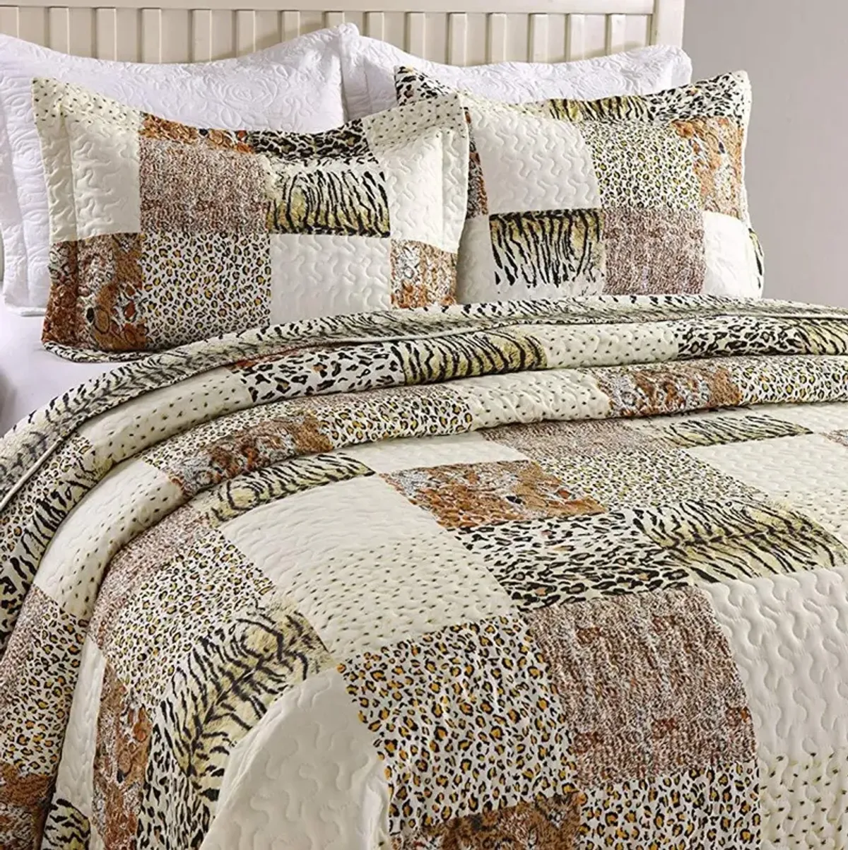 MarCielo 3 Piece Quilted Bedspread Quilt Set Lightweight Bedspread