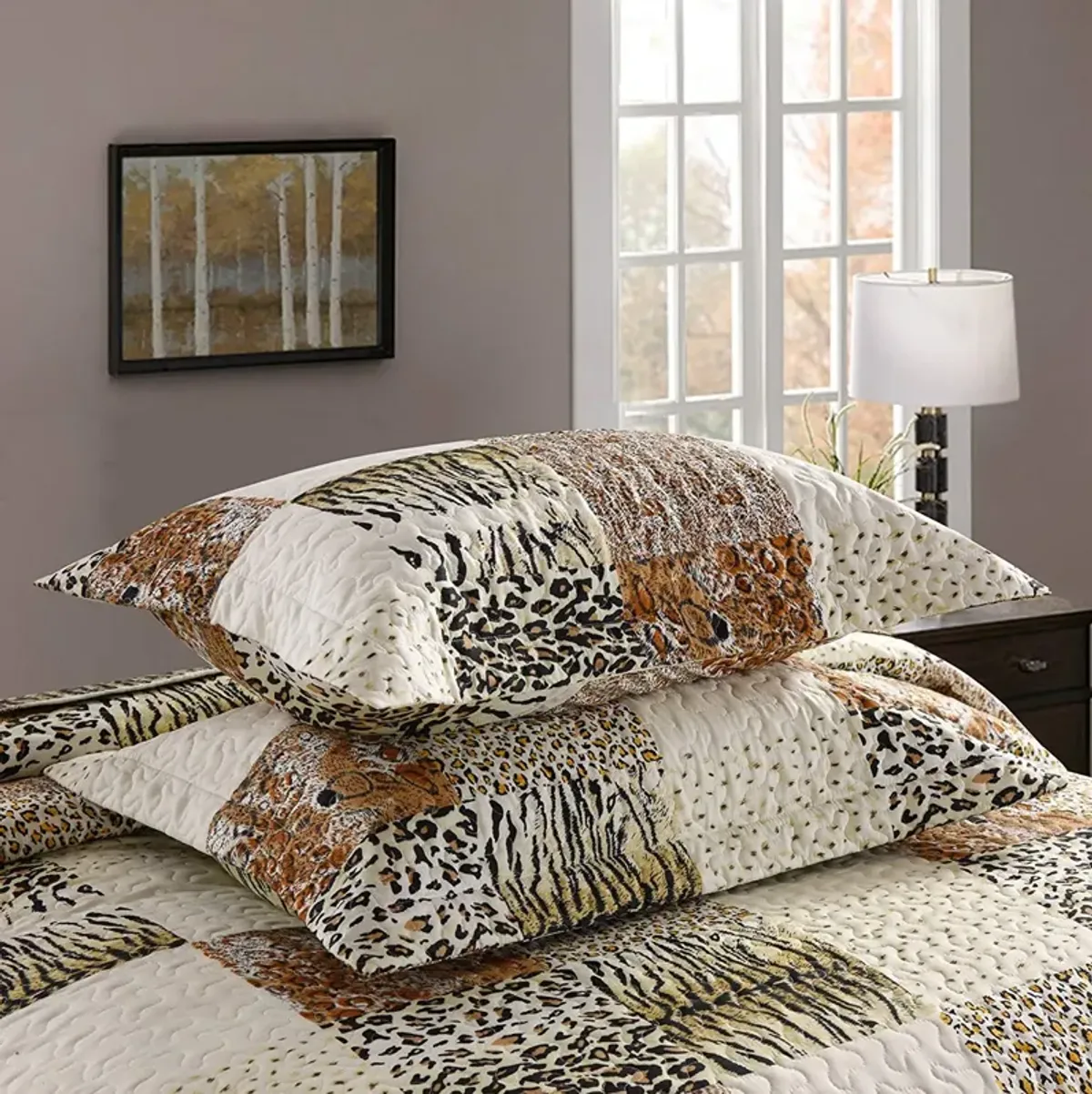 MarCielo 3 Piece Quilted Bedspread Quilt Set Lightweight Bedspread