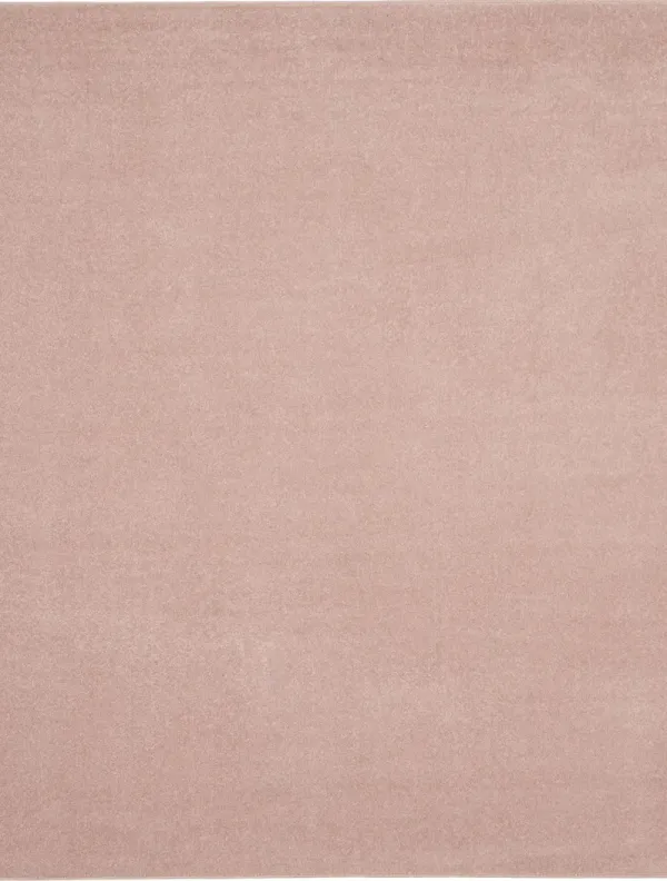 Nourison Essentials NRE01 Pink 5' x Square Rug