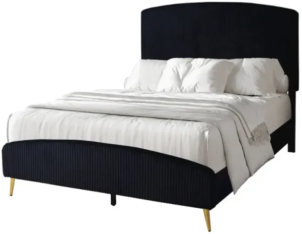 New Classic Furniture Kailani Wood Queen Bed, Black