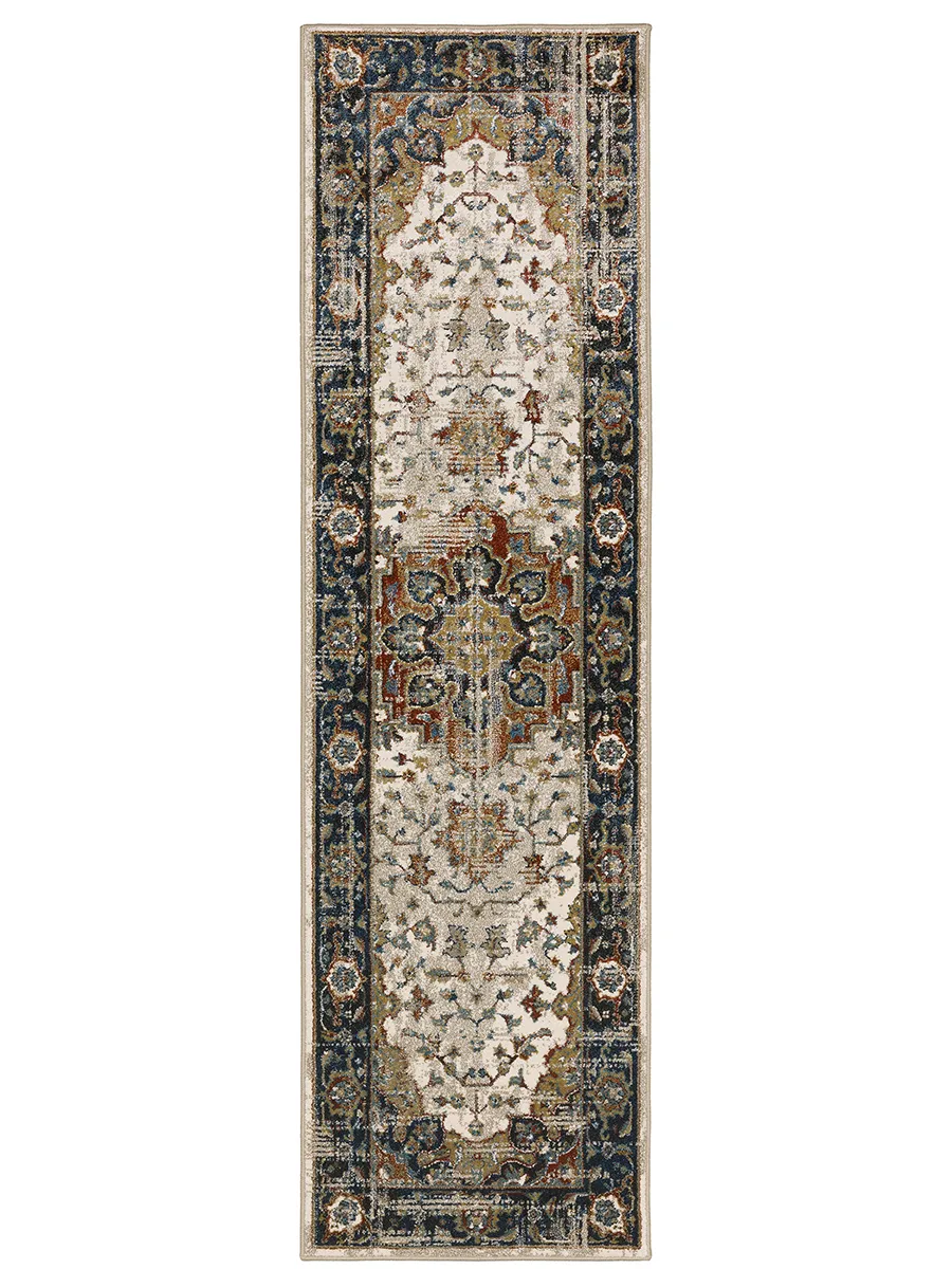 Venice 2'3" x 7'6" Beige Rug