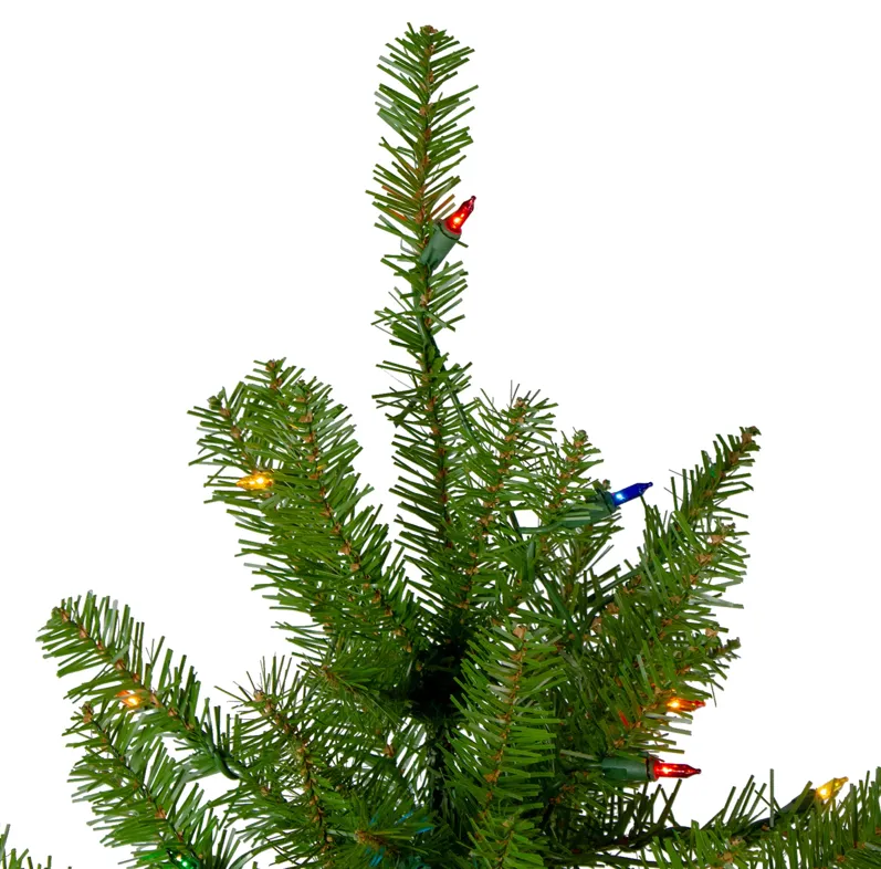 6.5 Pre Lit Northern Pine Full Artificial Christmas Tree Multi-Color Lights