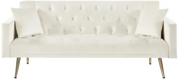 Convertible Folding Futon Sofa Bed, Sleeper Sofa Couch For Compact Living Space