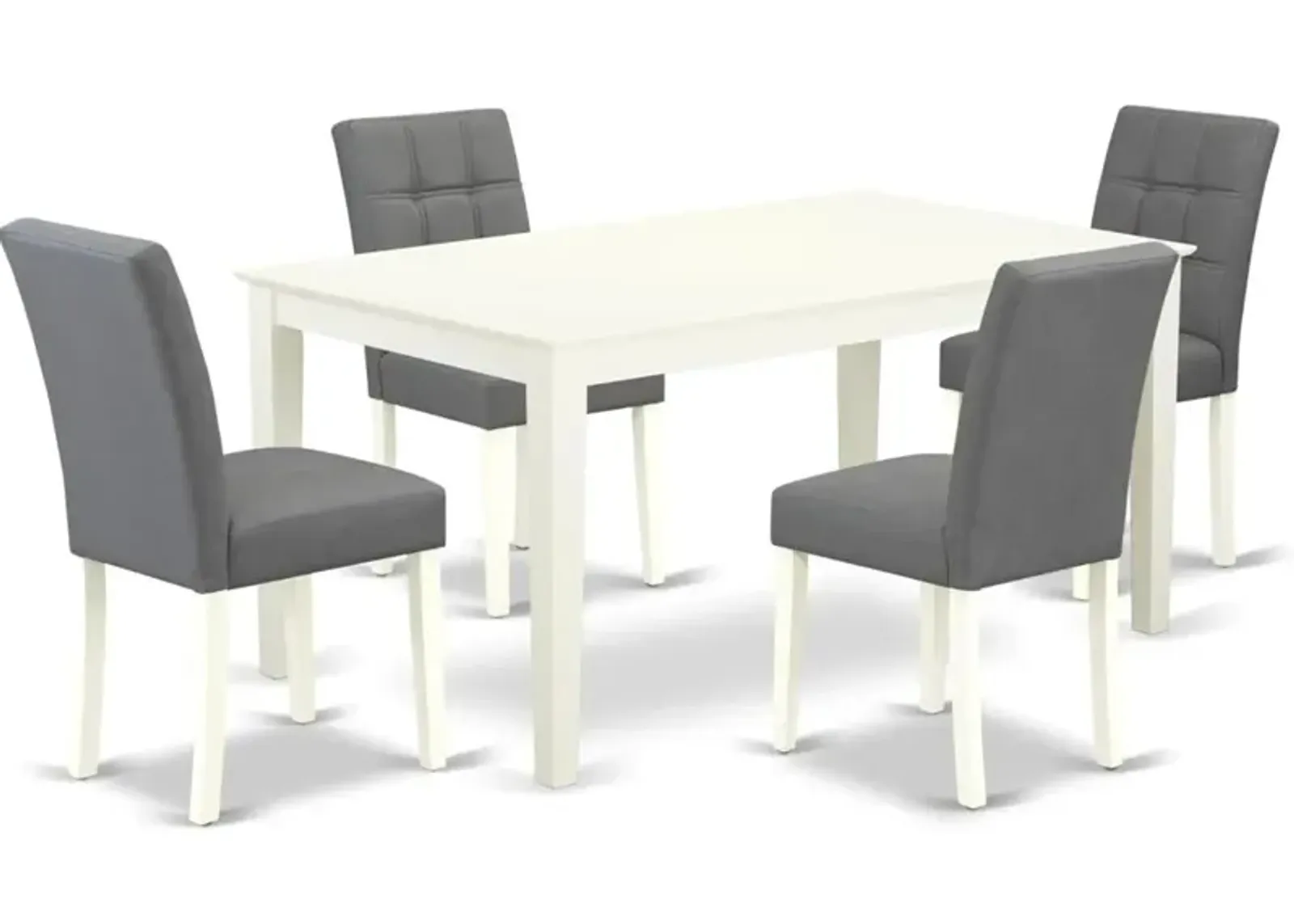 5 Piece Dining Table Set consists A Modern Table