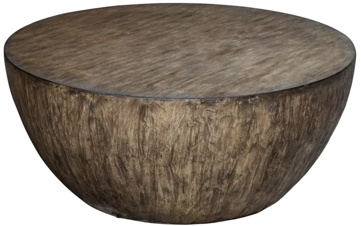 Lark Round Wood Coffee Table