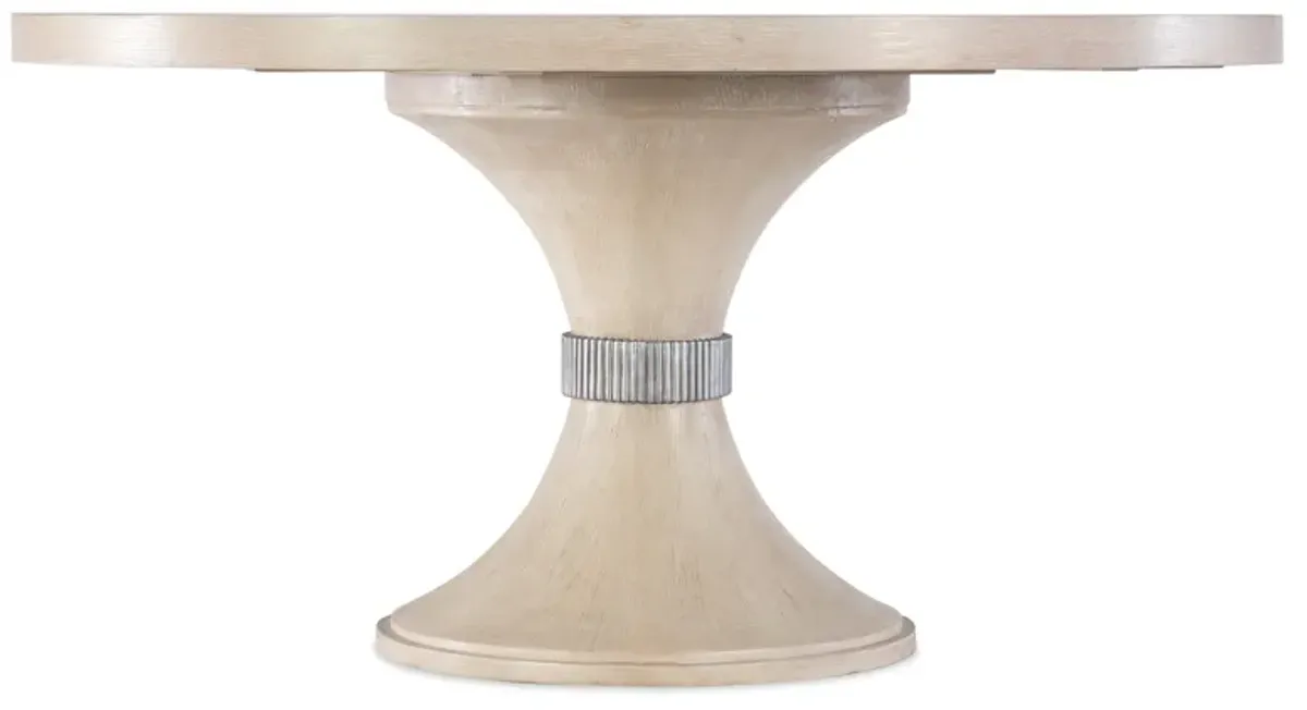 Nouveau Chic Round Pedestal Dining Table