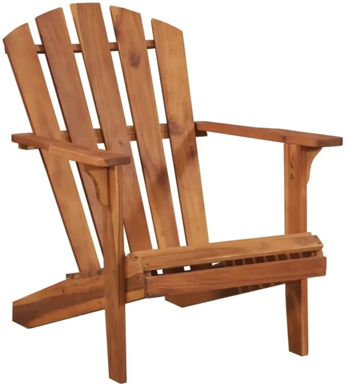 vidaXL Garden Adirondack Chair with Footrest Solid Acacia Wood