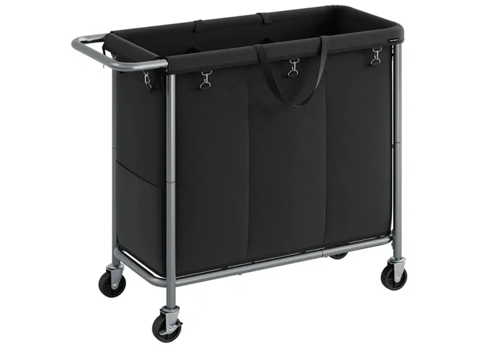 Laundry Basket with Wheels, Rolling Laundry Hamper