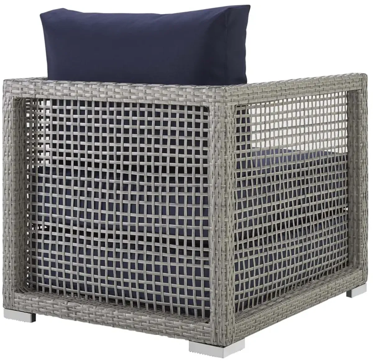 Aura 3 Piece Outdoor Patio Wicker Rattan Set