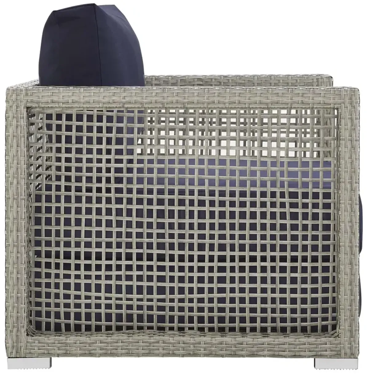 Aura 3 Piece Outdoor Patio Wicker Rattan Set