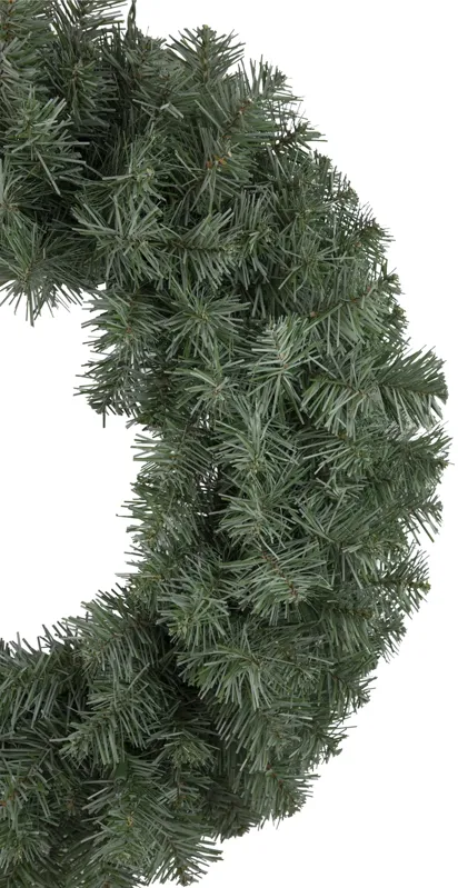 Colorado Blue Spruce Artificial Christmas Wreath  24-Inch  Unlit