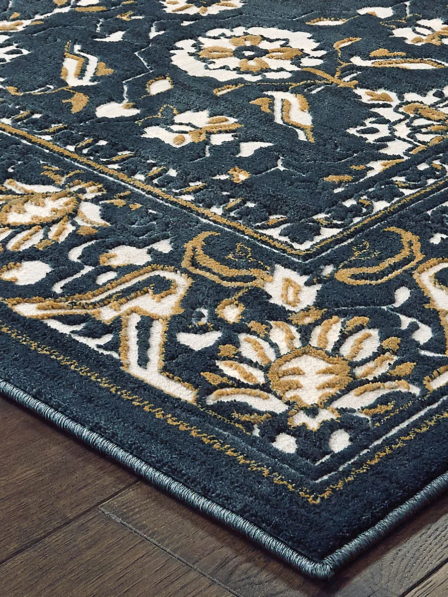 Bowen 2'3" x 7'6" Navy Rug