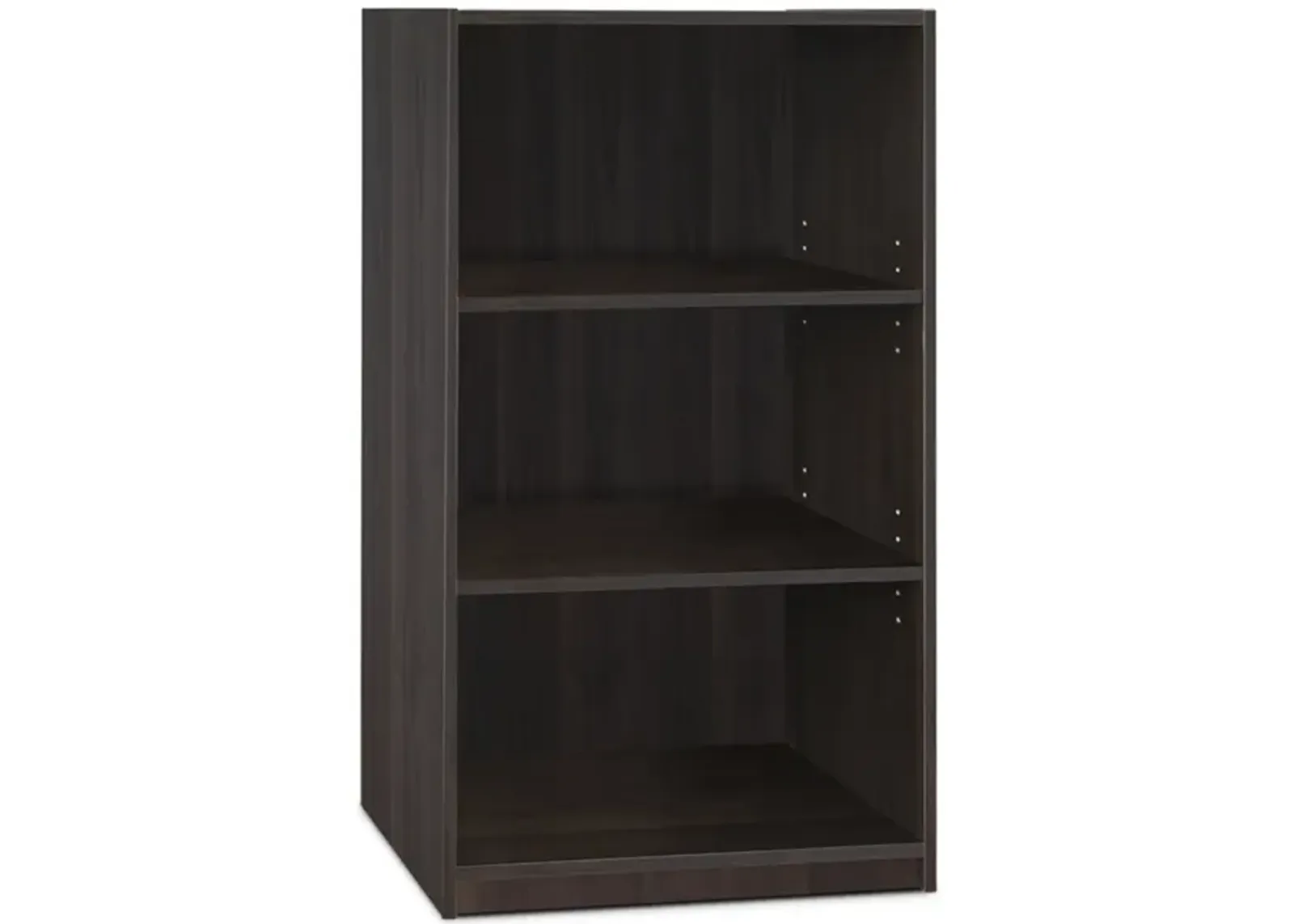 JAYA Simple Home 3-Shelf Bookcase, CC Espresso