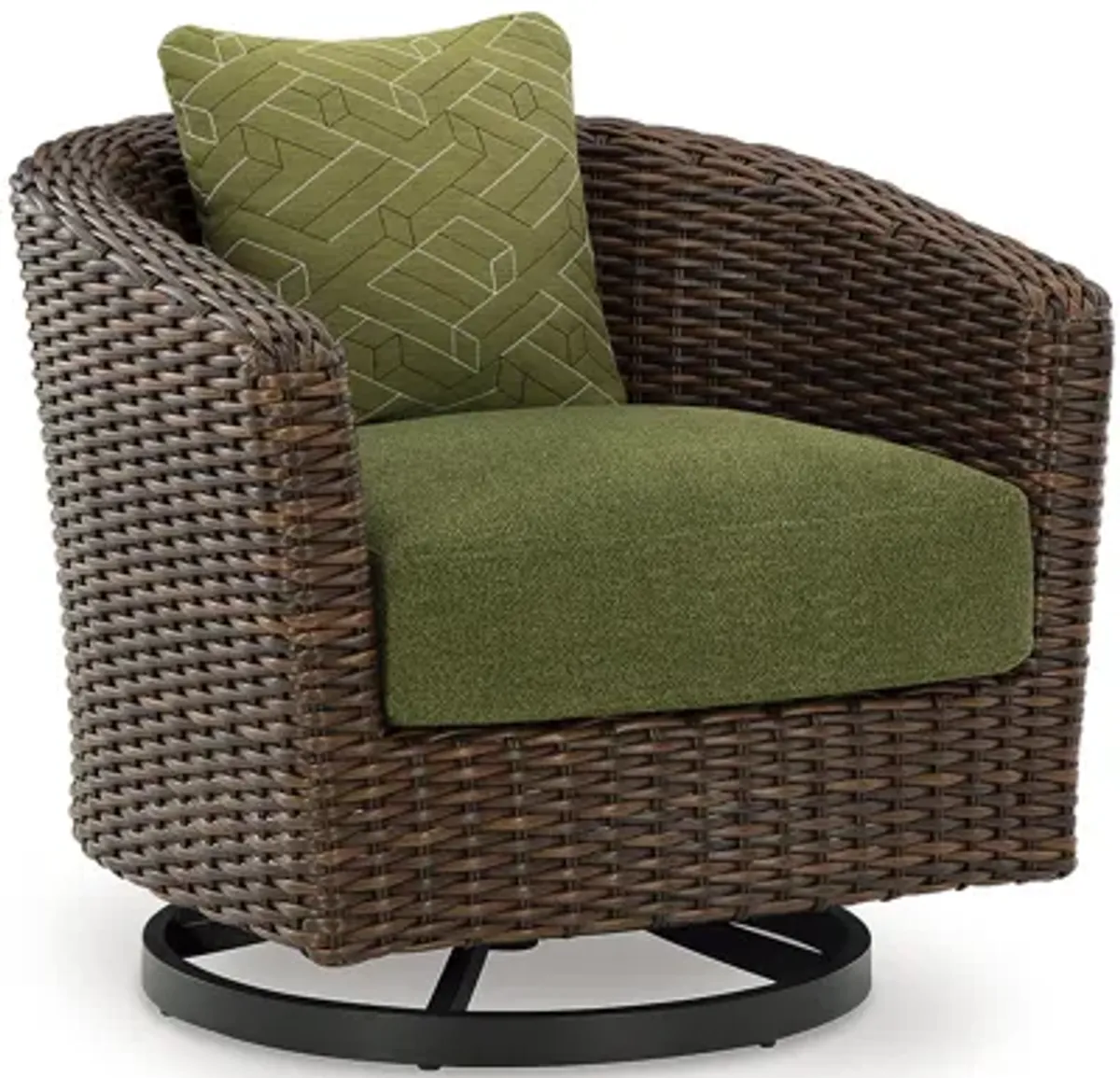 Horizon Hall Outdoor Swivel Lounge Chair with Cushion