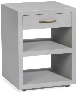 light grey/ antique brass color