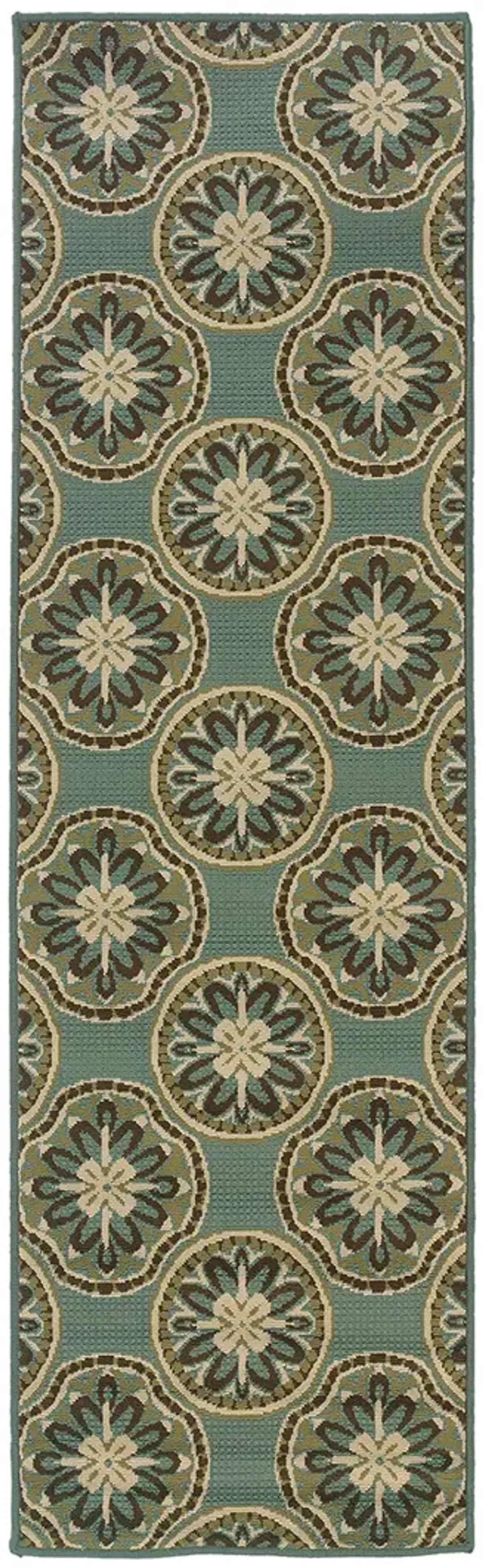 Montego 2'3" x 7'6" Blue Rug