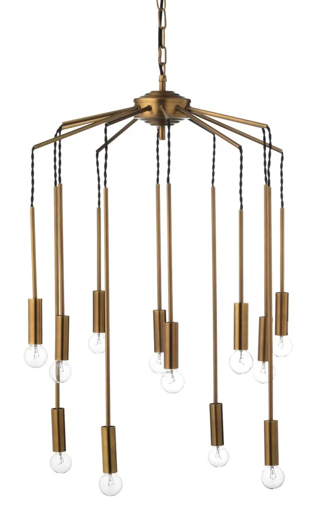 Cascade 12-Light Metal Chandelier