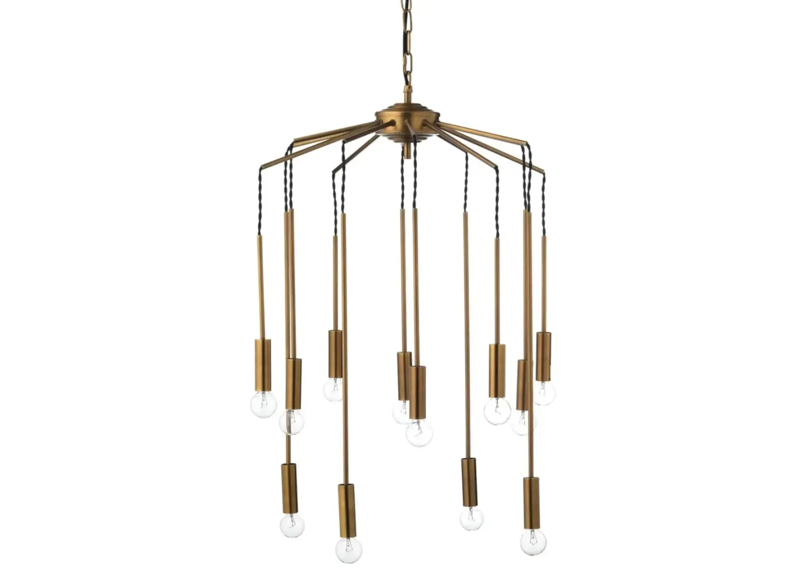 Cascade 12-Light Metal Chandelier