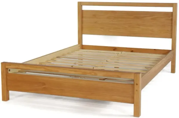 Hivvago King Size FarmHouse Traditional Rustic Acacia Platform Bed