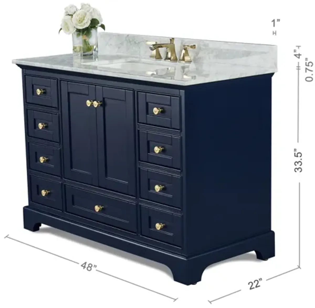 Audrey 48 in. Bath Vanity Set