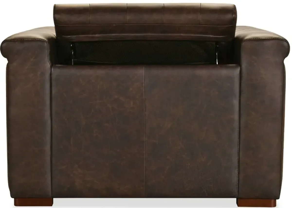 Savion Deux Leather Power Recliner