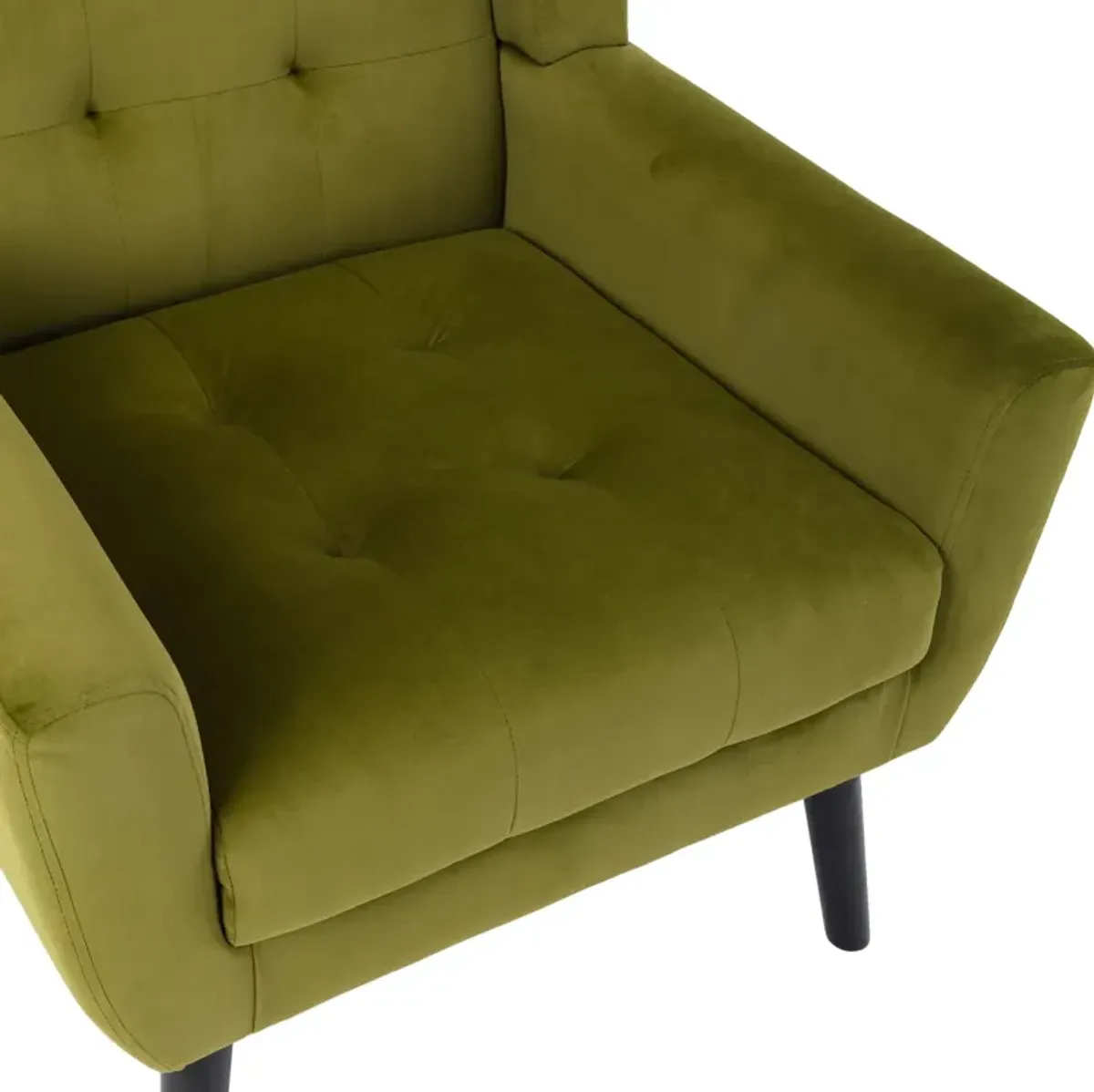 Modern Soft Velvet Material Ergonomics Accent Chair Living Room Chair Bedroom Chair Home Chair