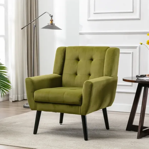 Streamdale Modern Velvet Ergonomic Accent Chair