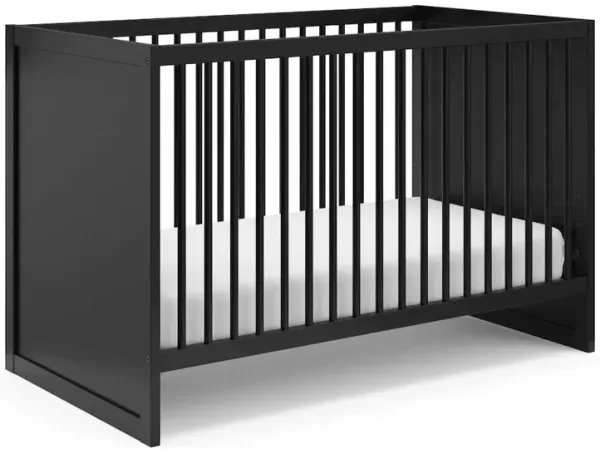 Storkcraft Calabasas 3-in-1 Convertible Crib (Black)