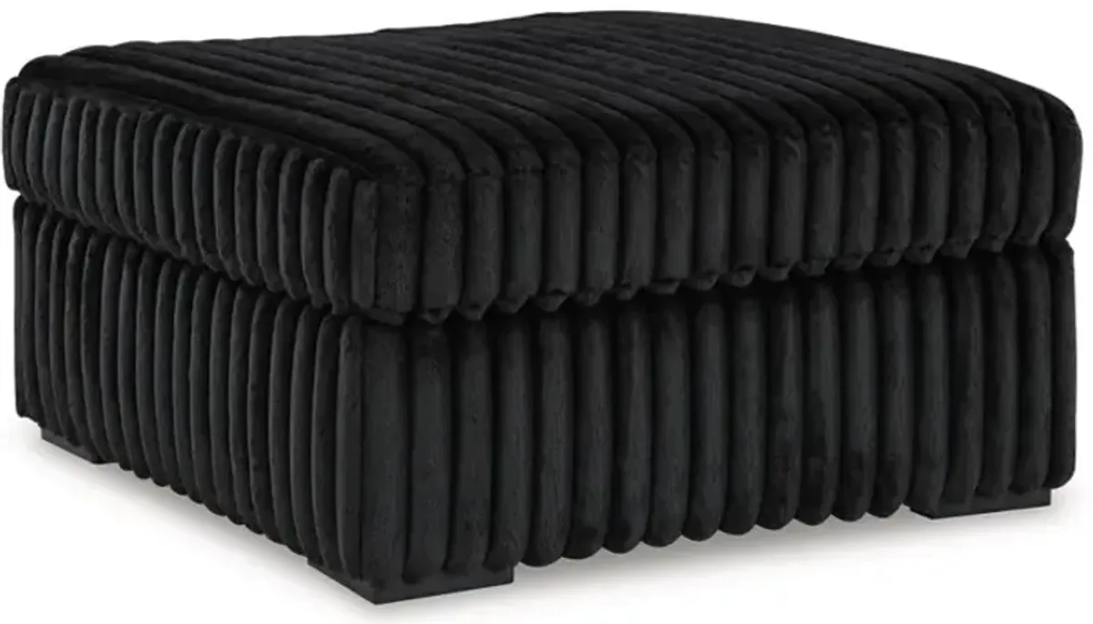Midnight-Madness Onyx Accent Ottoman