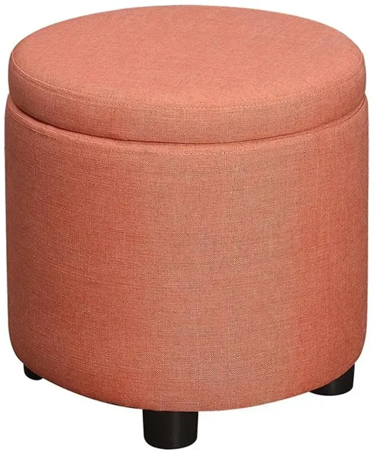 Convience Concept, Inc. Designs 4 Comfort Round Accent Storage Ottoman with Reversible Tray Lid