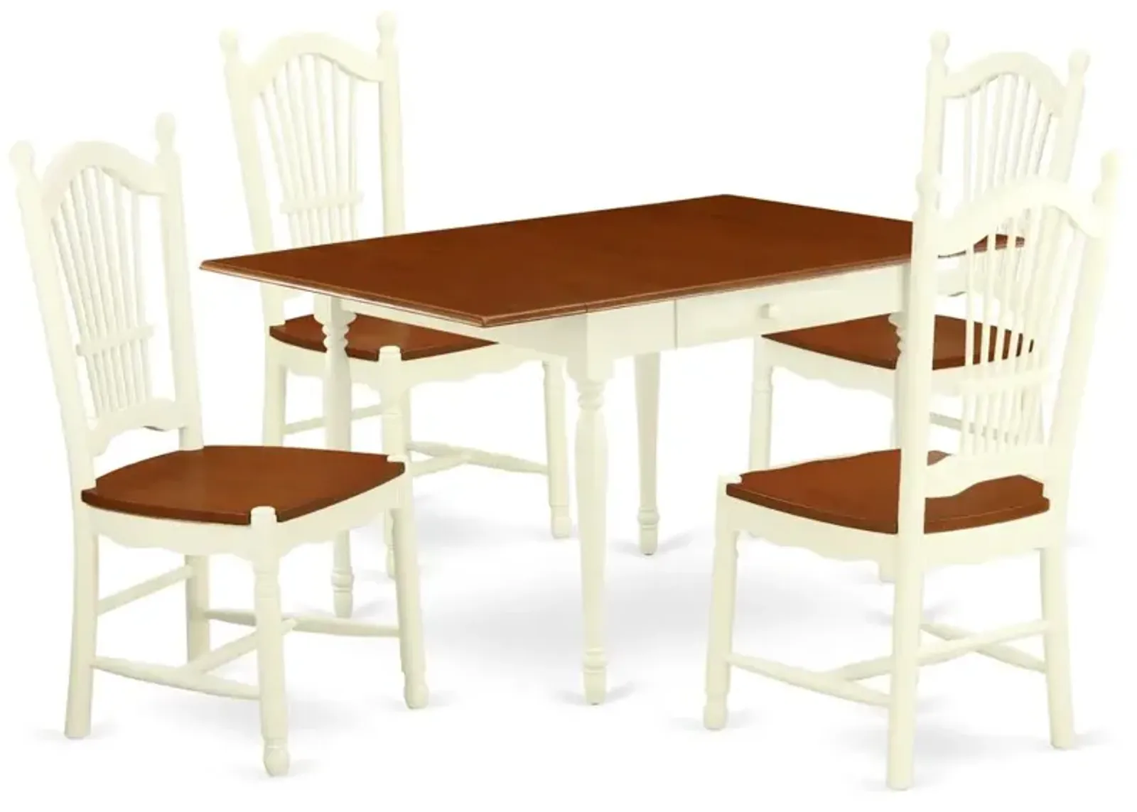 Dining Room Set Buttermilk & Cherry