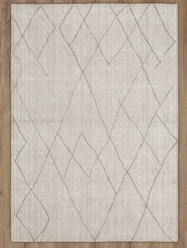 Tangier Tribal Diamond Silver 8' X 10' Rug