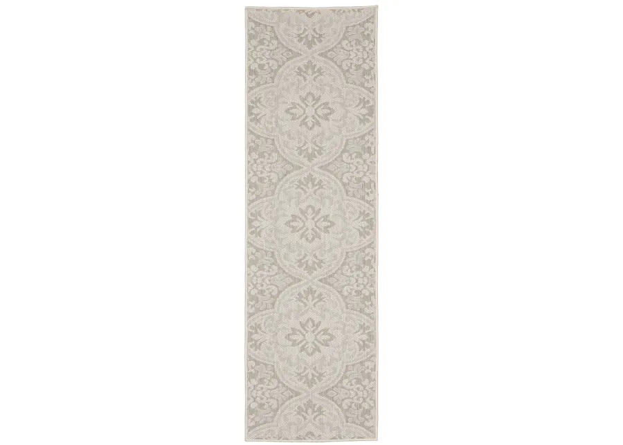 Portofino 1'10" x 7'3" Ivory Rug