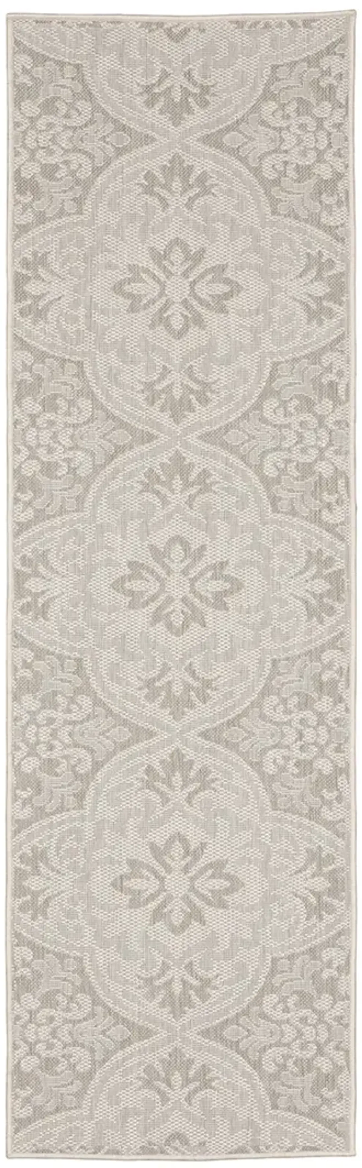 Portofino 1'10" x 7'3" Ivory Rug