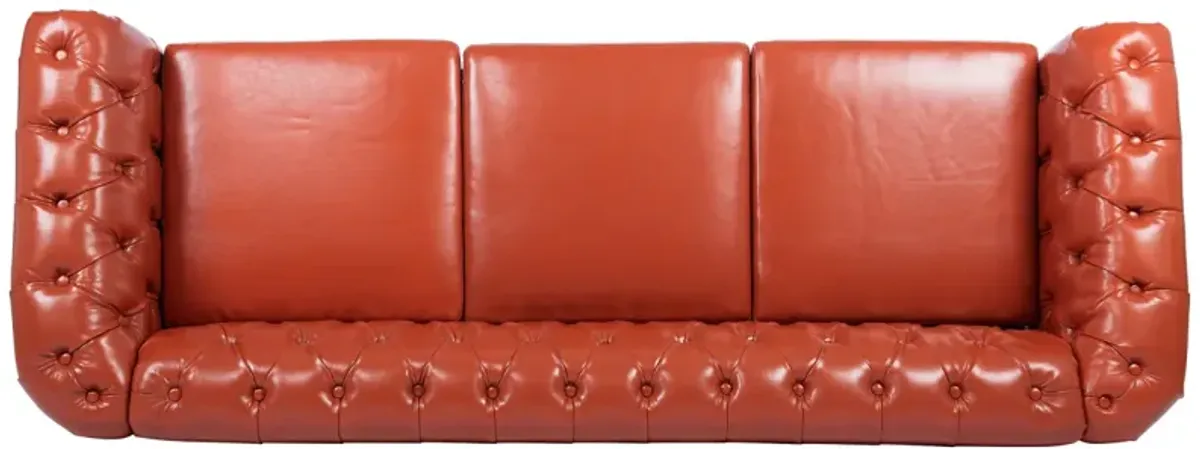 Rolled Arm Chesterfield 3 Seater Sofa