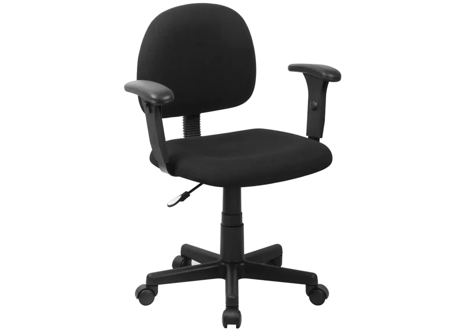 Wayne Mid-Back Fabric Swivel Task Office Chair with Adjustable Arms